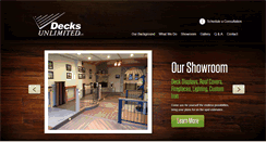 Desktop Screenshot of decksunlimited.com